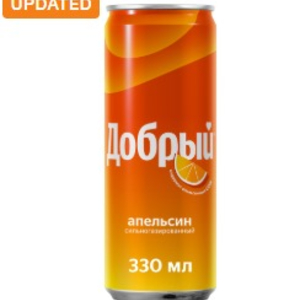 ДОБРЫЙ АПЕЛЬСИН ж/б банка 0.33л