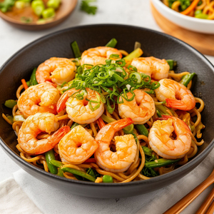 Wok с Креветками Сливочный (300гр.)