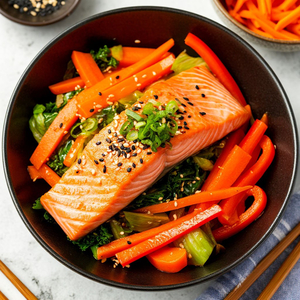 Wok с Лососем Терияки (320гр.)