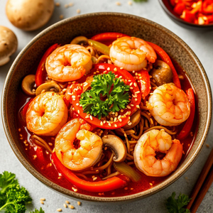 Wok с креветками Том Ям (300гр.)